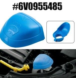 6V0955485 Plastic Blauwe Autoverrasser Wasser Fluid Reservoir Tank Cover voor Audi VW Skoda