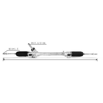 2019-jaar TOYOTA EU Auto Fitting Steering Rack voor Toyota Yaris NCP150 NCP151 45510-0D490