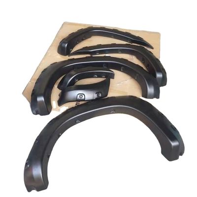 Op maat gemaakte zilveren autowiel fender flare voor Toyota Tacoma 2005-2011 Long Bed