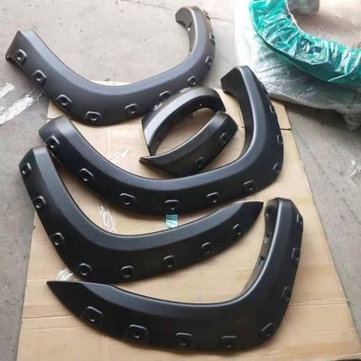 Op maat gemaakte zilveren autowiel fender flare voor Toyota Tacoma 2005-2011 Long Bed