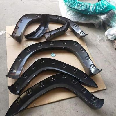 Op maat gemaakte zilveren autowiel fender flare voor Toyota Tacoma 2005-2011 Long Bed