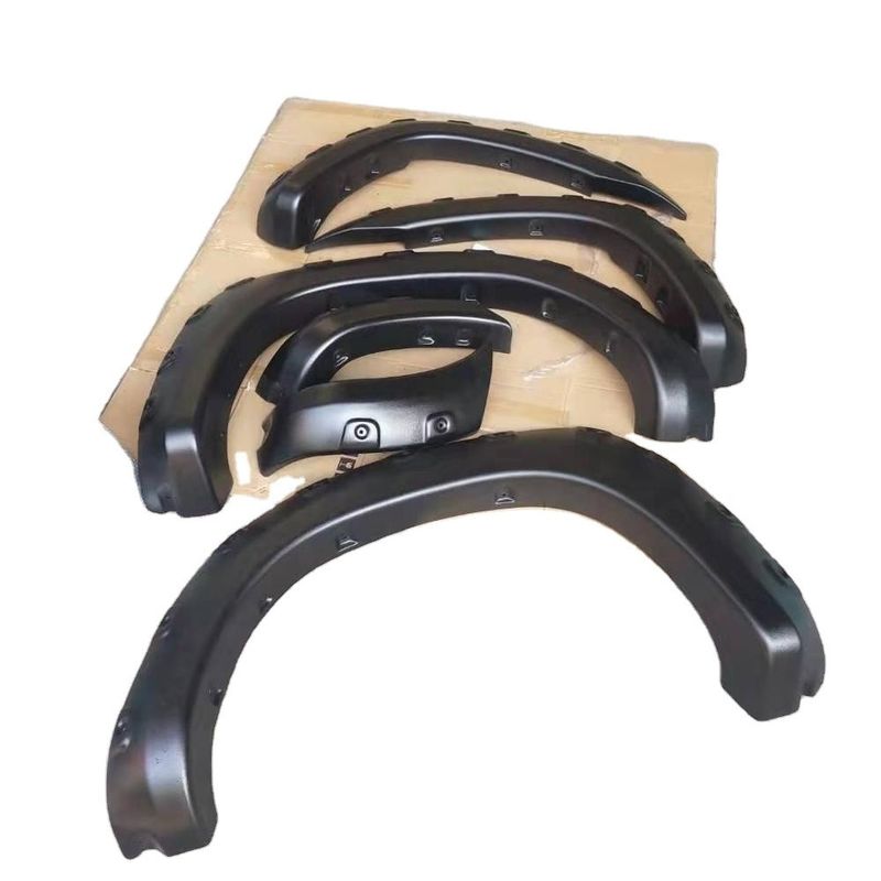 Op maat gemaakte zilveren autowiel fender flare voor Toyota Tacoma 2005-2011 Long Bed
